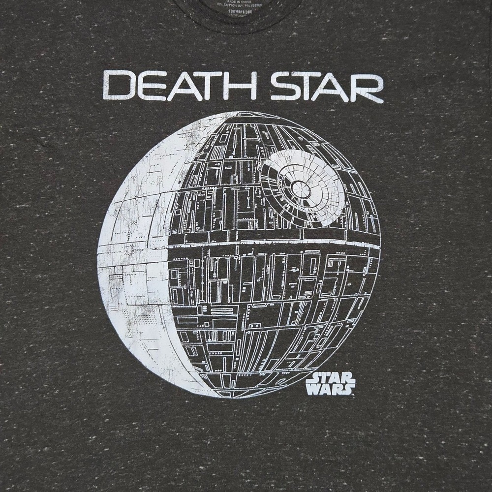Star Wars Death Star Graphic T-Shirt Mens XL Fifth Sun Sci-Fi Movie Tee - Picture 4 of 6